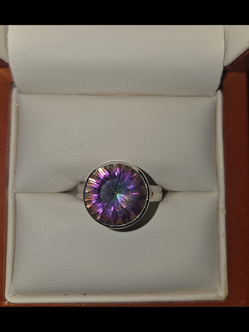 Sterling Silver Purple Mystic Topaz Ring